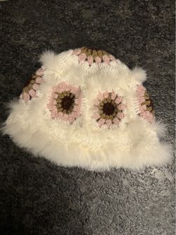 Handmade Crochet Granny Square Beanie Hat