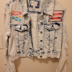 Forever 21 Cropped Denim Jacket 