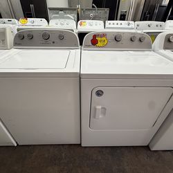 Whirlpool Agitator Washer and Dryer Set