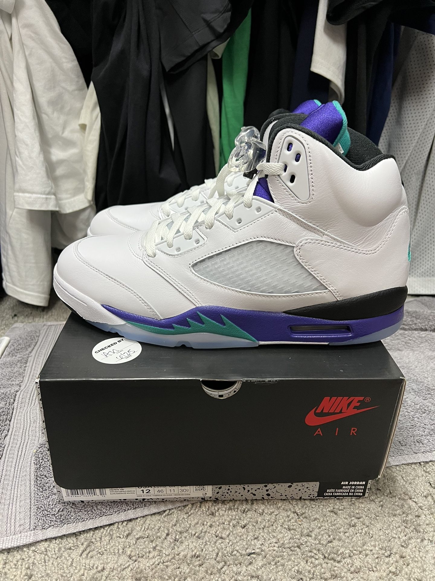 Air Jordan 5 Retro “Grape” Size 12