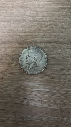 Silver 1968 half dollar