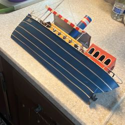 Antique Tin Boat