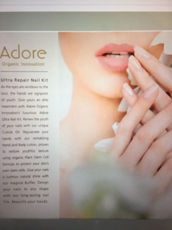 Price Reduced - Adore Organic Innovation Ultra Repair Nail Kit