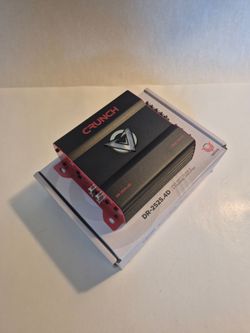CRUNCH 2525 WATTS 4 CHANNEL BUILT IN CROSSOVER CAR AMPLIFIER