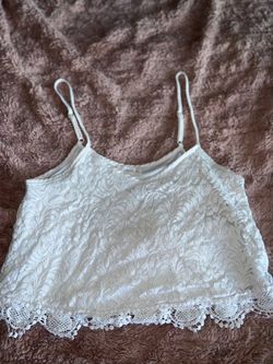 2Bella Lace Cami Top – Size L, Barely Worn, Chic & Feminine
