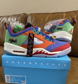 New* 2022 Air JORDAN 5 Retro Low "Doernbecher Michael" MENS Size 10 US - OG All DS