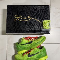 kobe 6 protro grinch size 9 replacement box 