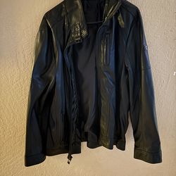 Calvin Klein leather jacket men’s XL