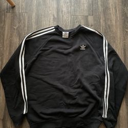 Adidas Originals Cotton Sweater Black