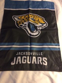 Jaguars garden flag 18x13 inch double sided 13.00 each
