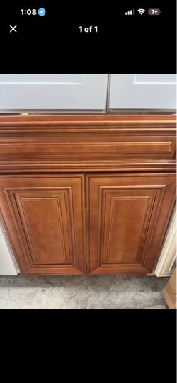 Wood cherry Bathroom Vanity Cabinet