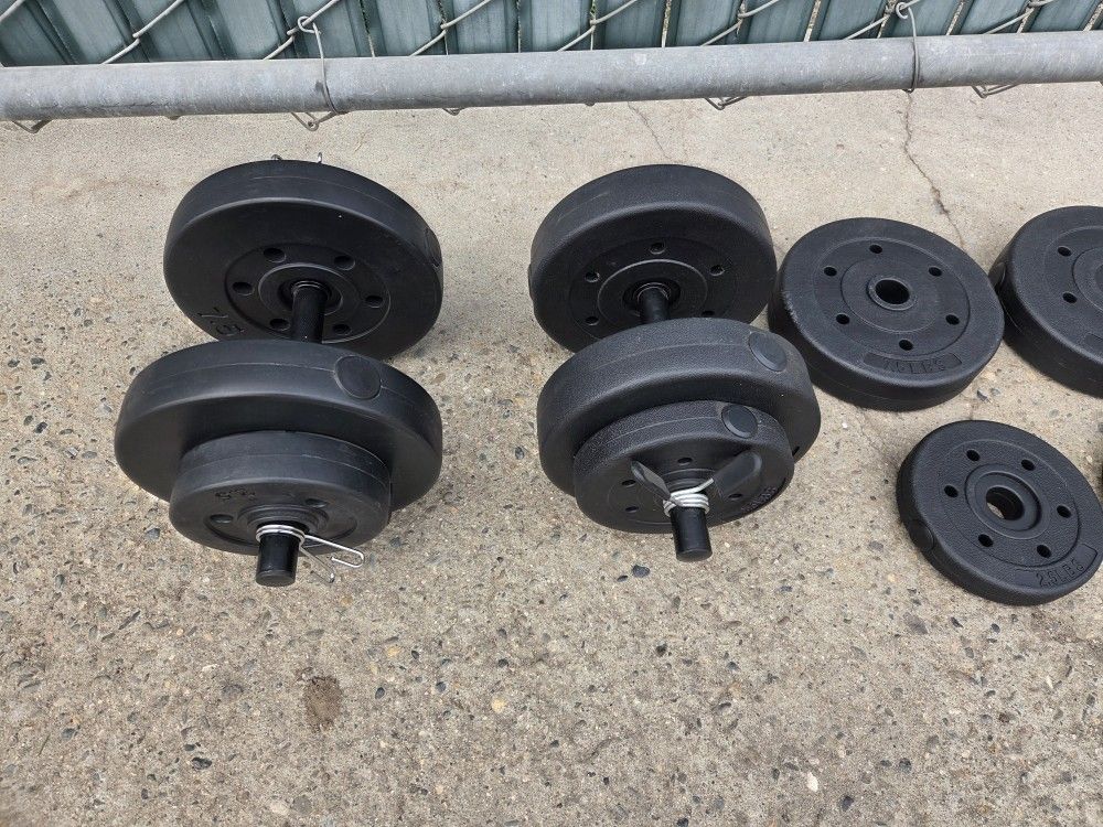dumbbells 60 pounds total