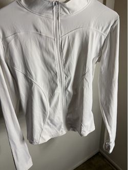 White Workout Sweater