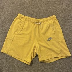 Yellow Nike Shorts