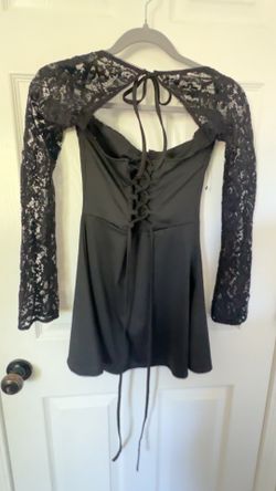Shein Long Sleeve Size Small Black Dresses