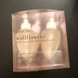 New Bath & Body Works 6 Pack Sweet Pea Wall Flowers