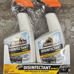 Armor All Disinfectant Spray For Vehicles 32 Ounce Each 
