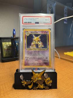 PSA 8 Alakazam Holo Unlimited