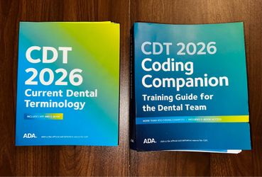 CDT 2026 Current Dental Terminology & CDT 2026 Coding Companion Textbooks