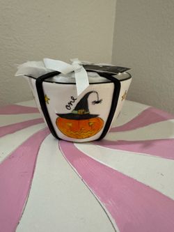 RAE DUNN JACK O LANTERN MEASURING CUP SET