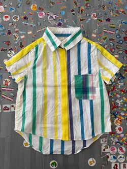 Tina Cibani toddler multicolor short sleeve polo shirt
