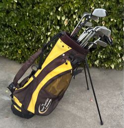 Plus 1.5”-2” Wilson Staff FS golf set (Driver+3w+5w+3hybrid+3i-pw+sw+putter+stand bag)