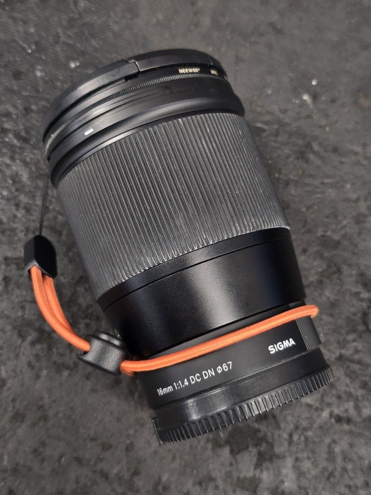 Sigma 16mm 1.4f Sony E Mount