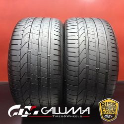 Set of 2 Tires LikeNEW Pirelli P Zero F XL 295/35ZR20 295/35/20 No Repairs 95568