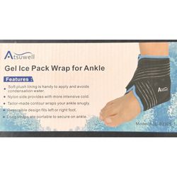 Atsuwell Gel Ice Pack Wrap For Ankle