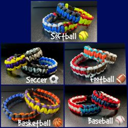Paracord Bracelets/ Sports Band
