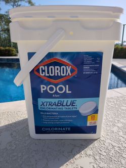 New Clorox Pool XTRA BLUE Chlorinating Tablets
