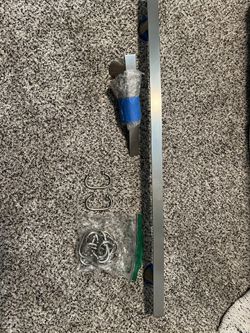 SATIN NICKEL TOWEL BAR AND TOILET PAPER HOLDER