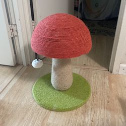 Mushroom Cat Stand