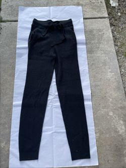 State Cashmere Women’s 100% Cashmere Ribbed Knit Lounge Top Black S NWT