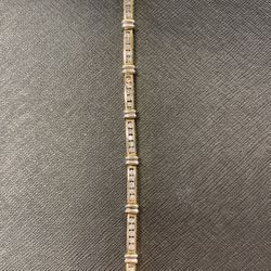 14k Gold Tennis Bracelet 