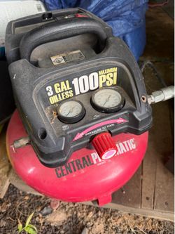 Compressor, table saw and air hose
