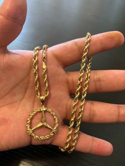 10k gold rope chain