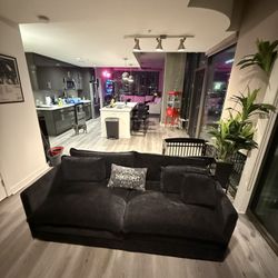 black small couch 