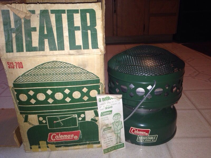 Vintage Coleman 513-700 Catalytic Heater 3000-5000 BTU