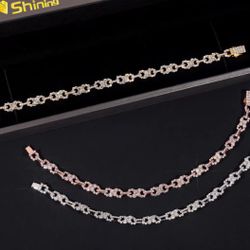 High Quality Moissanite Infinity Brackets 