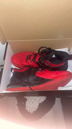 Red an black Nike shoes size 11