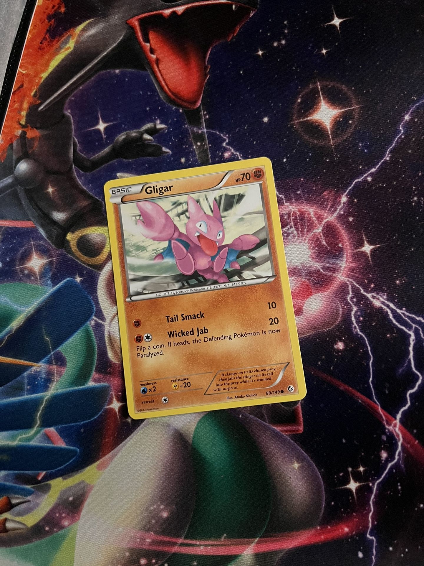Pokémon Gligar Boundaries Crossed card 2012