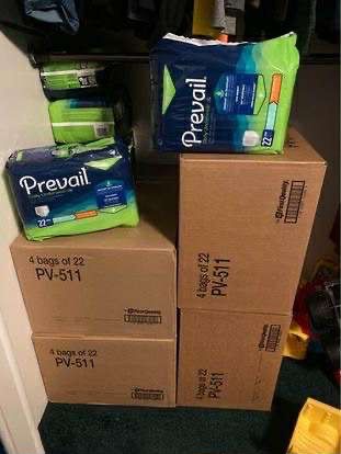 👣👣♥️♥️👣👣— $60 per box-kids pull up style diapers-- basically a size 8-10 child-- (88 count per box) Single boxes are $60 each—- ****************