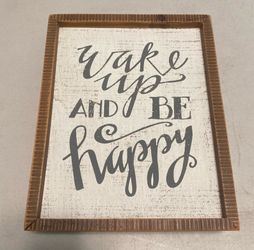 WOODEN HOME DECOR SIGN