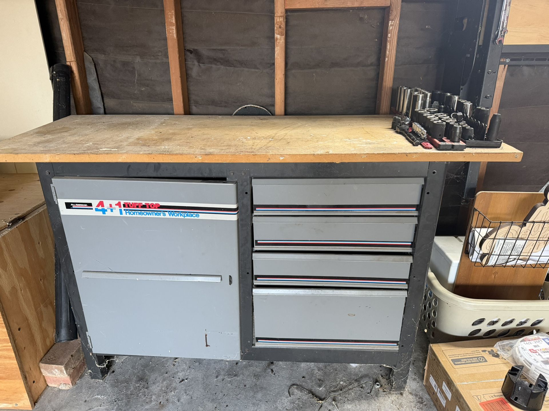 Work Bench With Storage