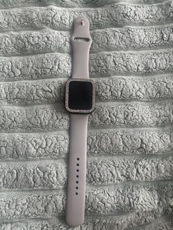 Apple Watch Series 5 with Rhinestone Bumper Case