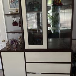 Table With Cabinet