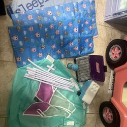 Our Generation Camping Set And Scooter