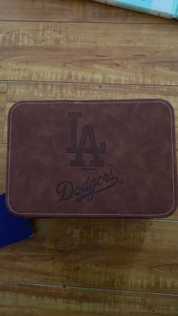 Fathers Day Gift Los Angeles Dodgers 26oz Decanter Box Set with Faux Leather Case