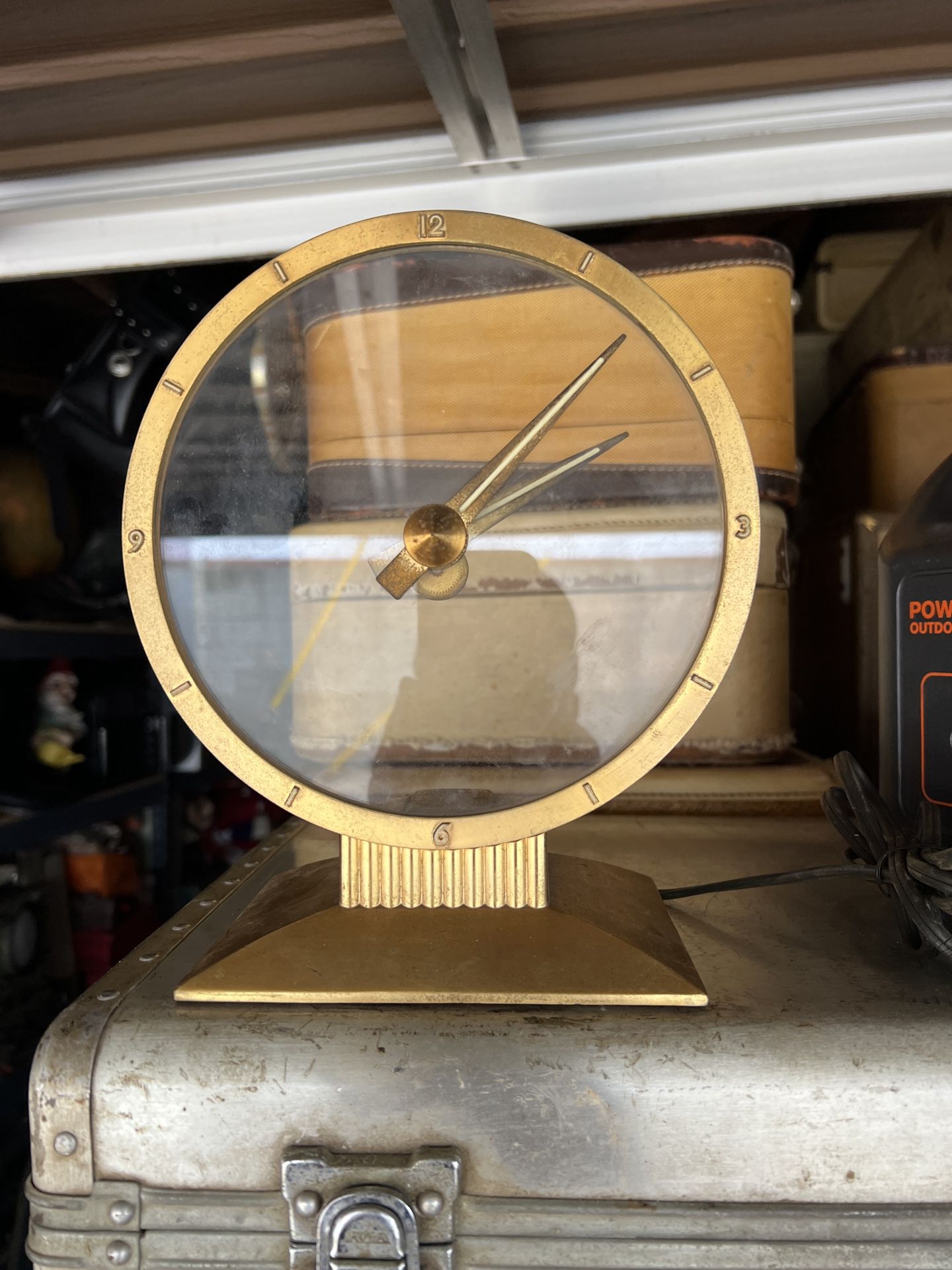 Vintage Mid Century Jefferson Electric Golden Hour Clock